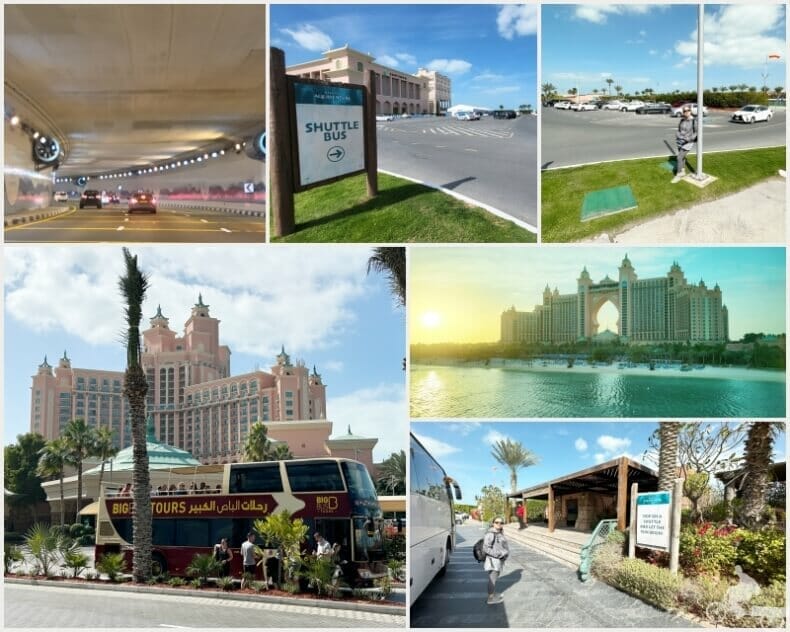 parking para llegar al hotel Atlantis