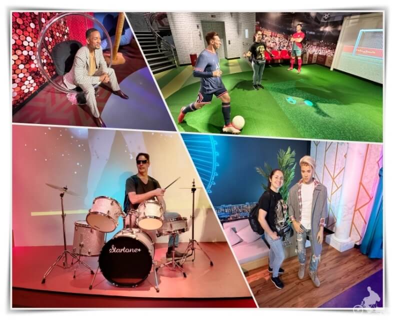 musicos museo Madame Tussauds de Dubai