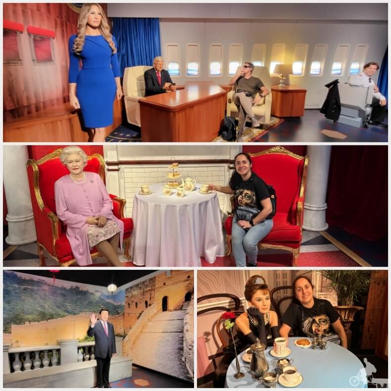 politicos del museo Madame Tussauds de Dubai