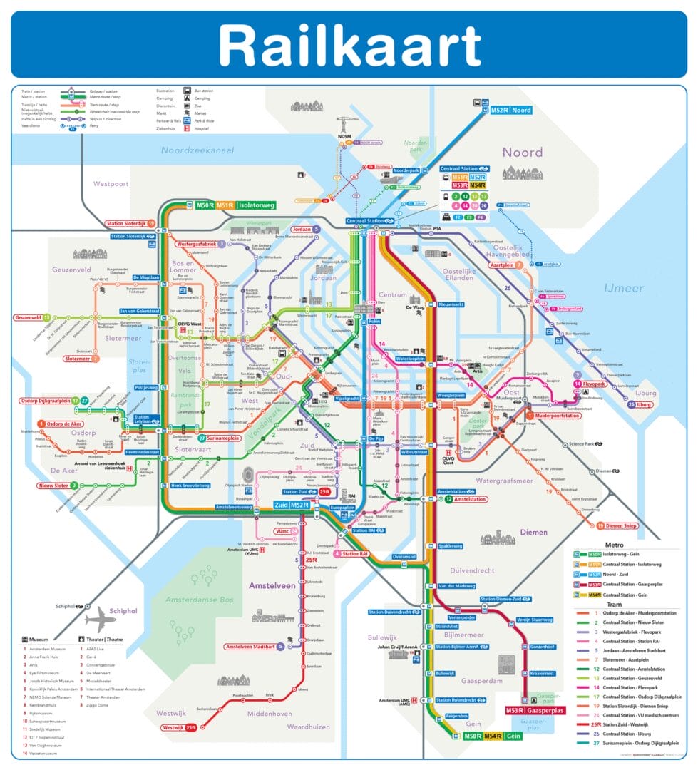 Tram y Metro Amsterdam