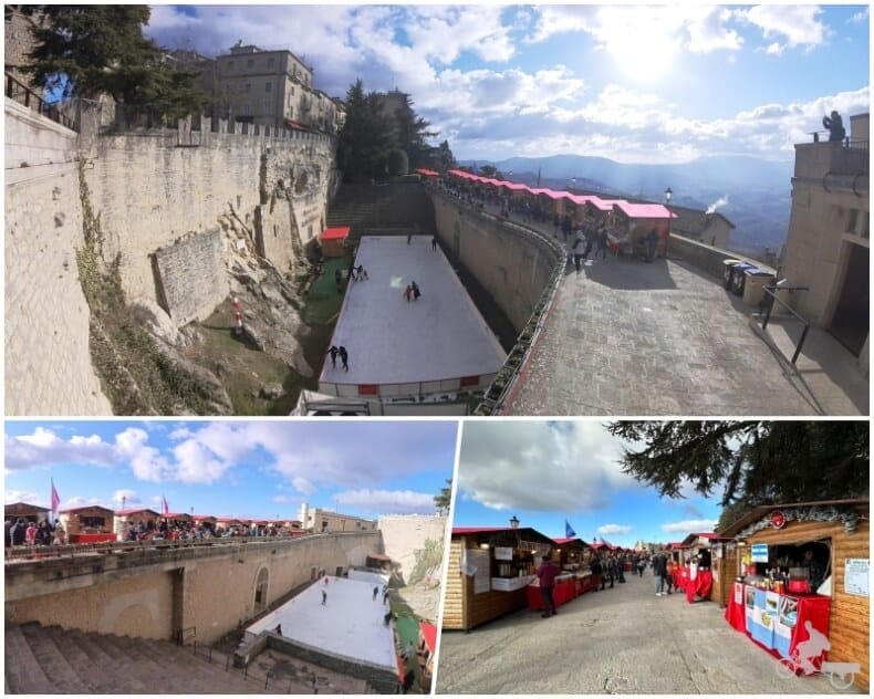 Pista de hielo Navidad san Marino