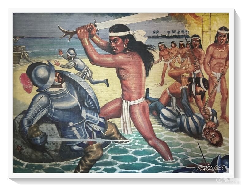 Lapu Lapu matando a magallanes