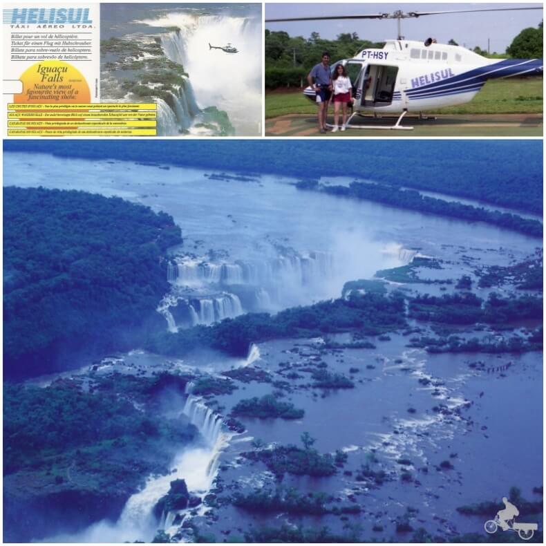 helicoptero visitar las cataratas del Iguazú