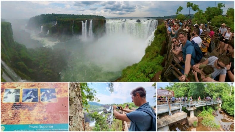 sendero superior lado argentino Iguazú