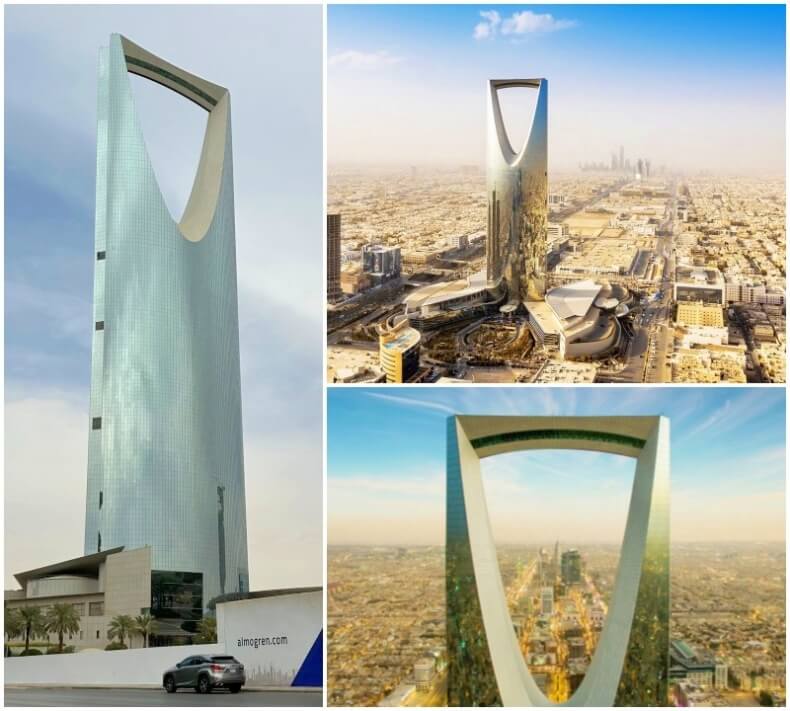 edificio rascacielos Kingdom Centre de Riad