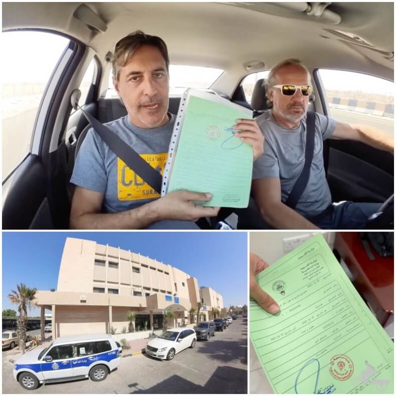 papel verde para salir-kuwait a iraq