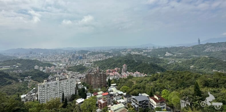 vistas de taipéi desde la Góndola de Maokong
