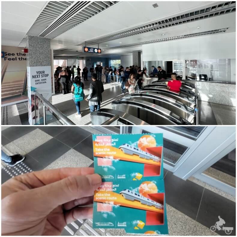 Ticket o billete del monorrail