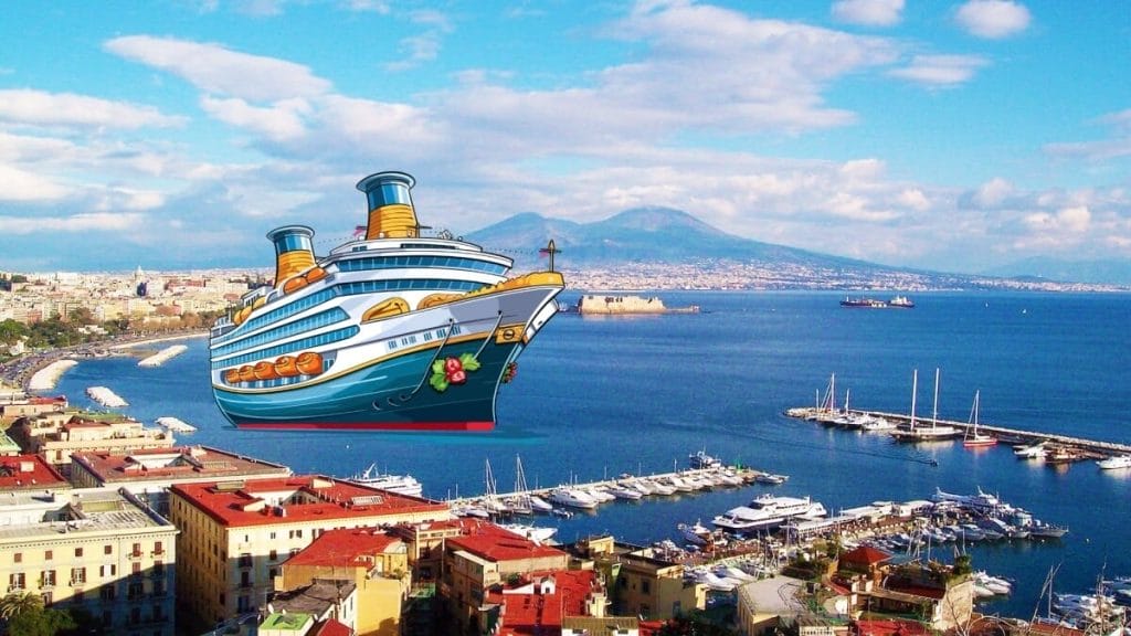 nápoles en un día en escala de crucero