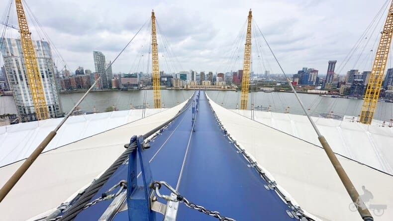 cinta para subir a la cúpula de The O2