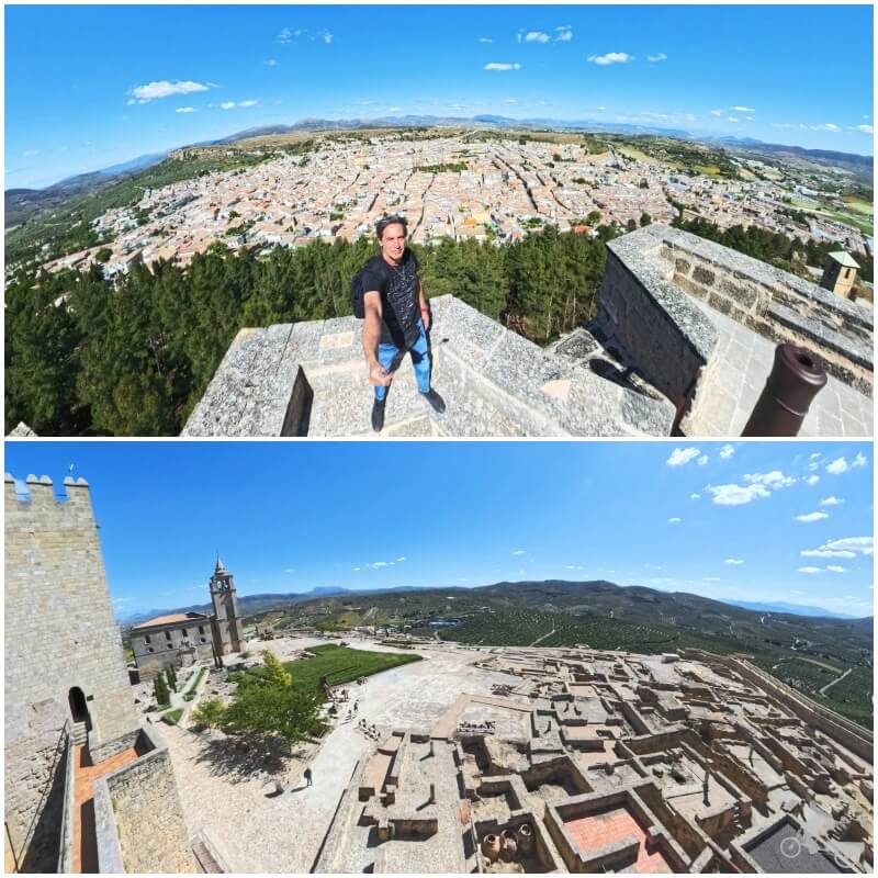 Vistas de Alcalá la Real desde la Fortaleza de la Mota