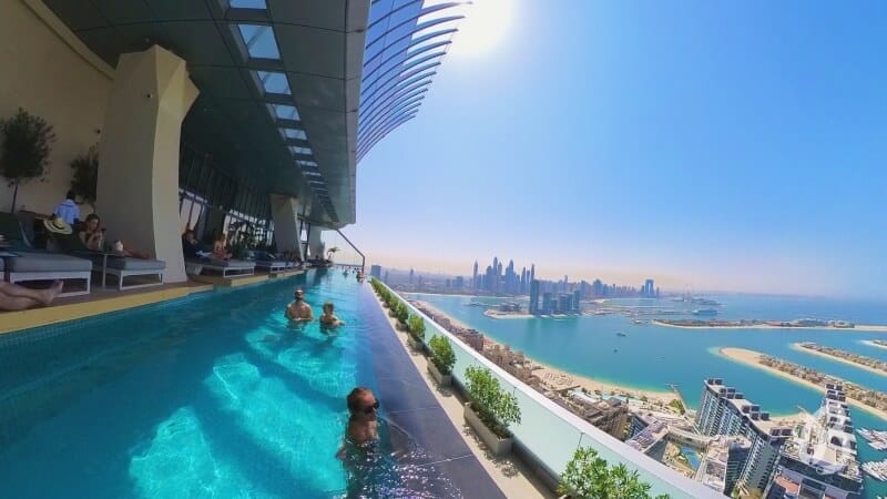 vistas marina desde Aura Skypool