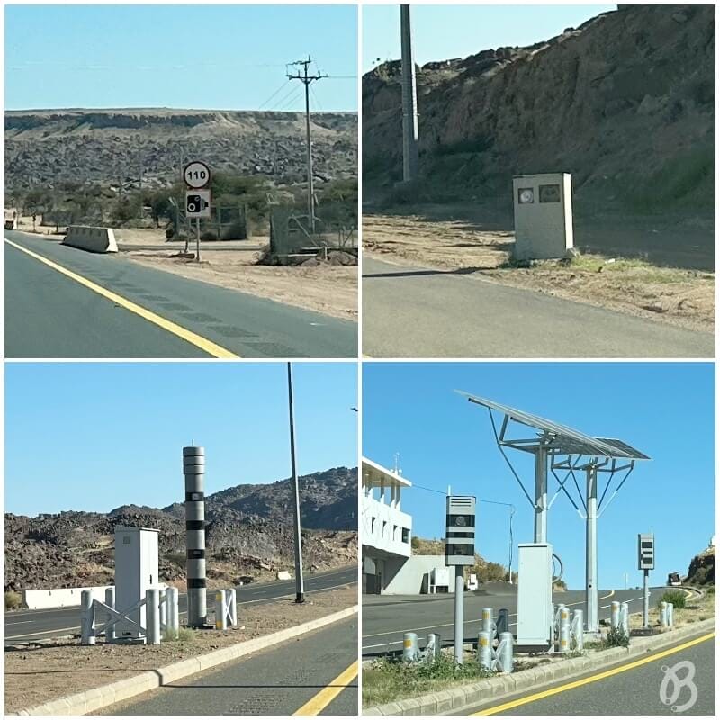 Diferentes tipos de radares en Arabia Saudí