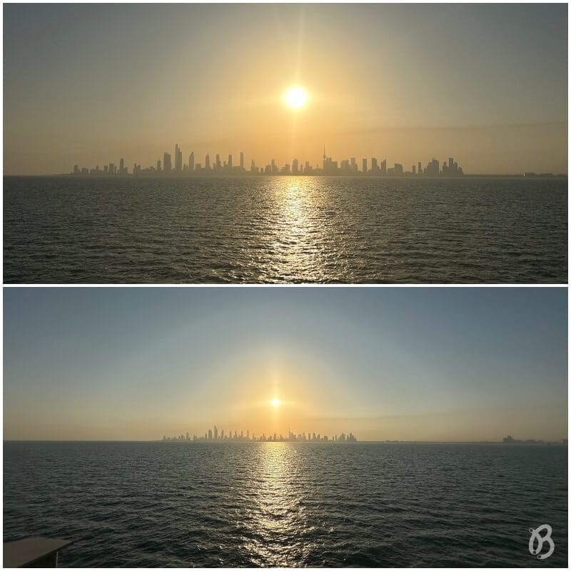 amanecer en Kuwait city
