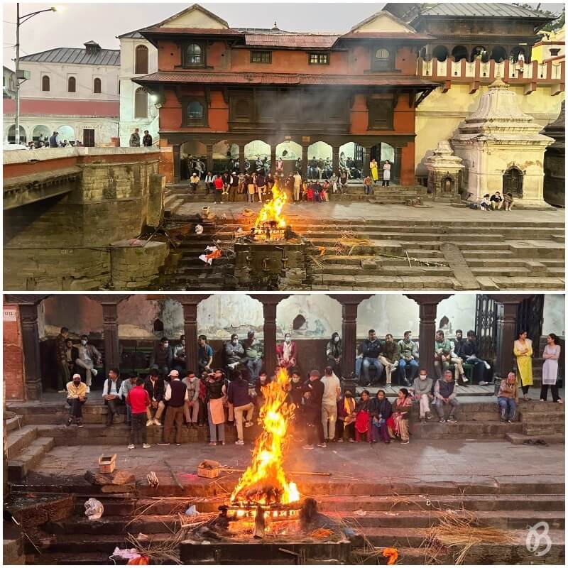 Crematorios junto al río Bagmati