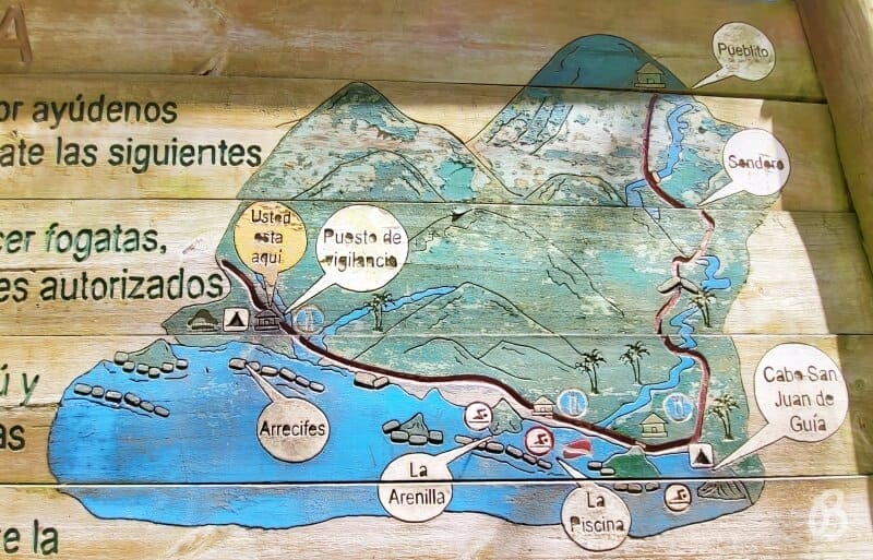 Ruta que hacer en el parque de tairona