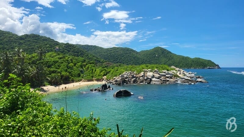 Playa, la piscina, Parque tairona Colombia