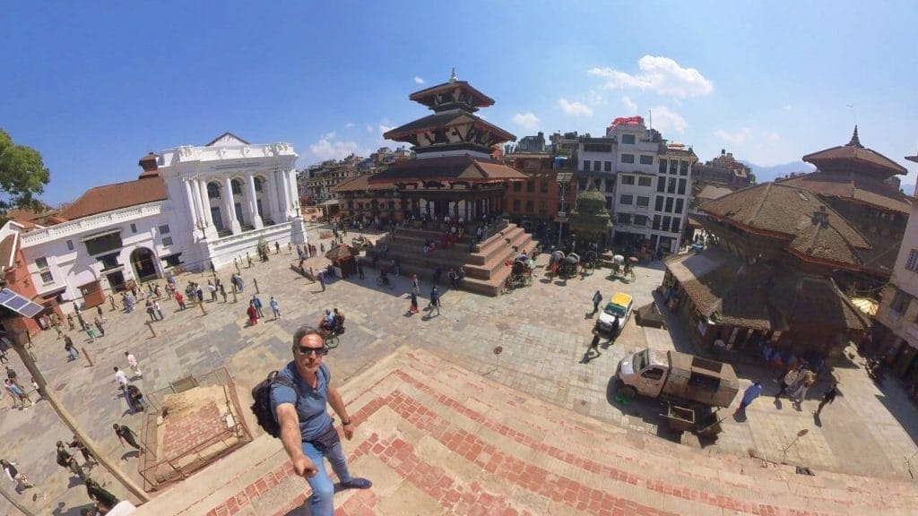 Visitar la plaza Durbar de Katmandú