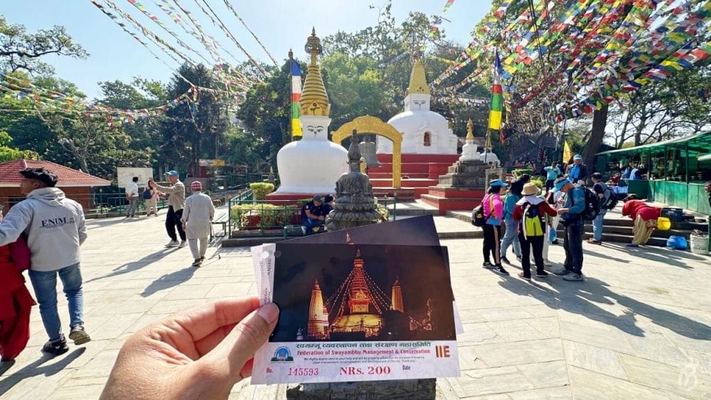 visitar el templo Swayambhunath en Katmandú