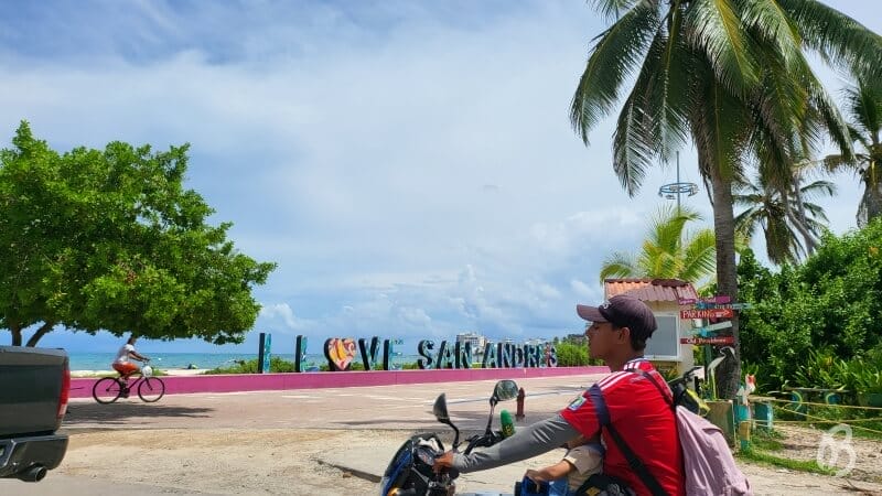 Aeropuerto y letras de San Andrés