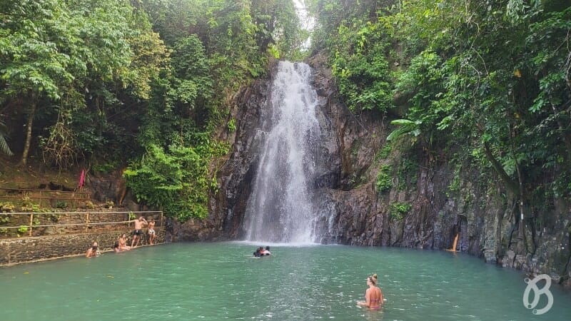  Taktak falls en Siargao