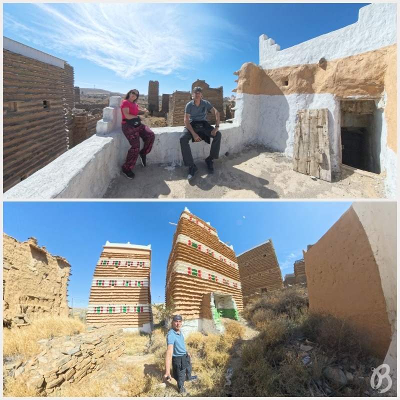 casas de arcilla de sur arabia