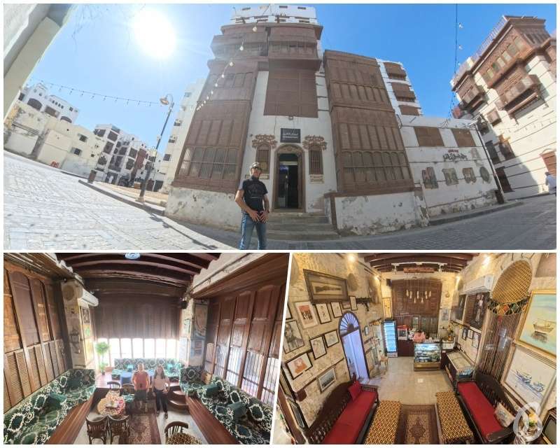  Té en Maha Aboud Baeshen antiguo edificio histórico de Jeddah