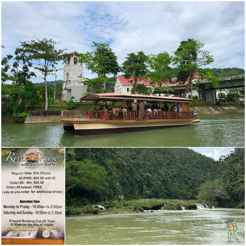 crucero por el río Loboc para ver cascadas