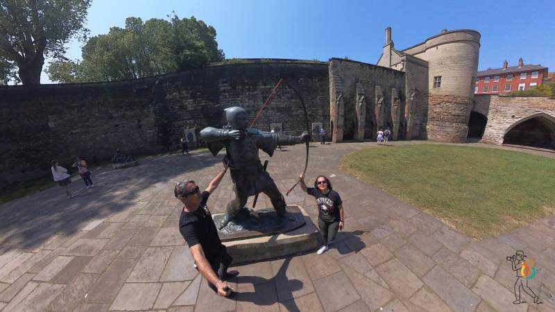 Estatua de Robin Hood Nottingham