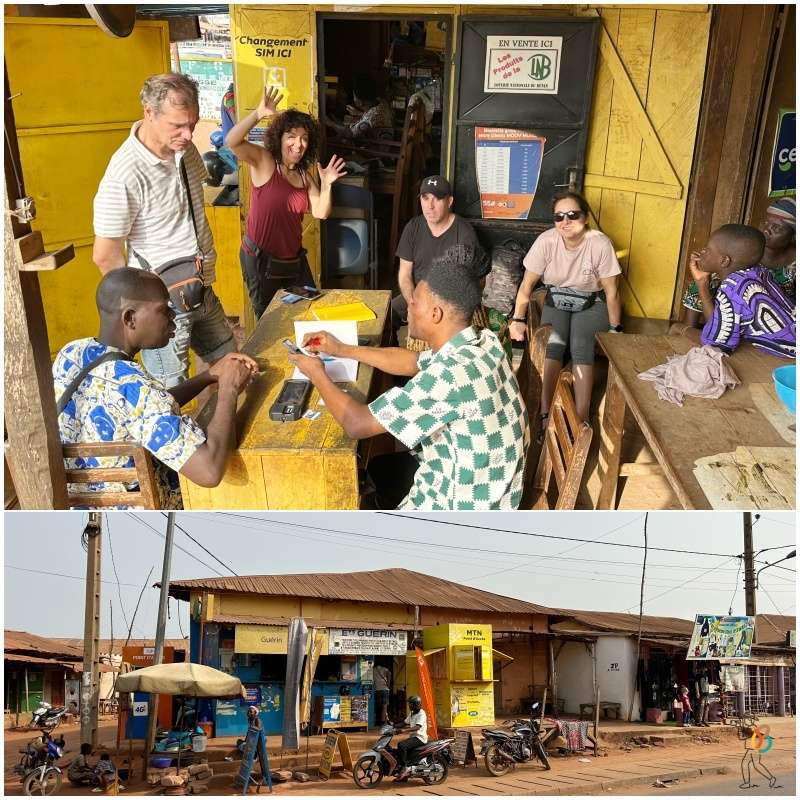 instalando una sim en cové en Benin