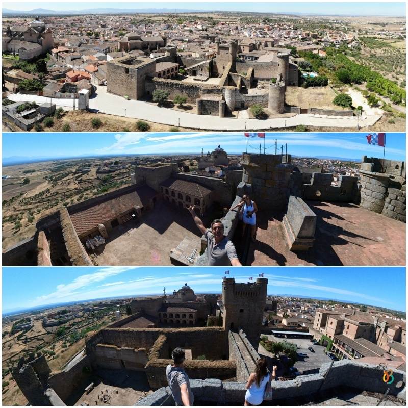 Imágenes de Oropesa y su castillo desde el Drone