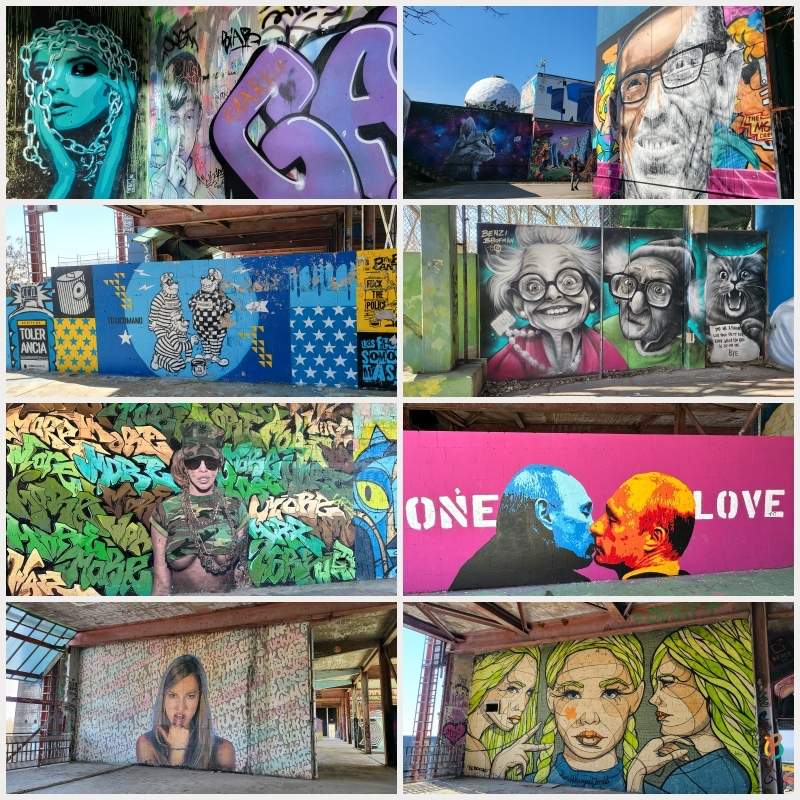 murales arte callejero de Teufelsberg