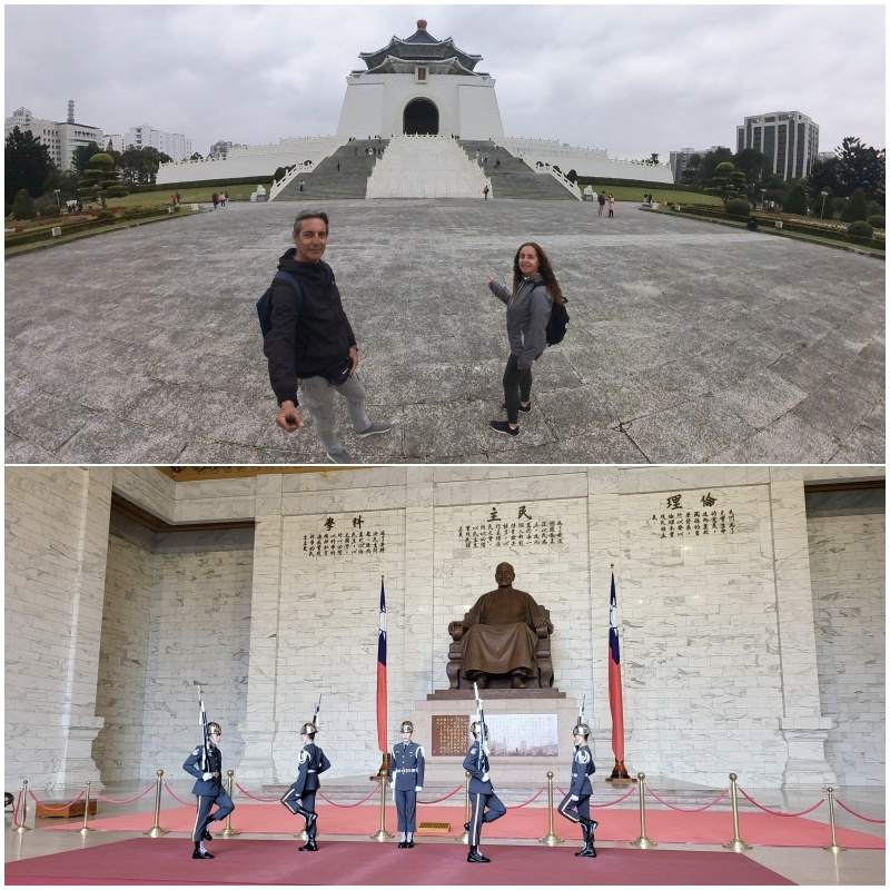 Chiang Kai-shek Memorial Hall cambio de guardia