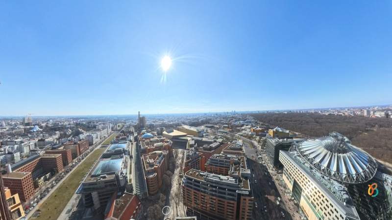 Berlín oeste desde las alturas